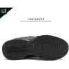 Avia Avi-Union II Strap Non Slip Shoes for Men, Hook and Loop Mens Walking Shoes with Memory Foam, Comfort Restaurant and Diabetic Shoes for Men – Black Wide or Extra Wide Width Safety Footwear(Jet Black/Castle Rock)