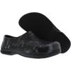 Avia Flame Men’s Clogs, Slip Resistant Shoes for Men Food Service, Non Slip Restaurant and Chef Shoes Men Slip Resistant for Kitchen Work or Nursing, Black, Oil and Water Resistant(Black and White)