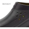 Avia Flame Men’s Clogs, Slip Resistant Shoes for Men Food Service, Non Slip Restaurant and Chef Shoes Men Slip Resistant for Kitchen Work or Nursing, Black, Oil and Water Resistant(Black)