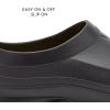 Avia Flame Men’s Clogs, Slip Resistant Shoes for Men Food Service, Non Slip Restaurant and Chef Shoes Men Slip Resistant for Kitchen Work or Nursing, Black, Oil and Water Resistant(Black)