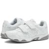 Avia Avi-Union II Strap Non Slip Shoes for Women – Comfort Women’s Restaurant, Work & Safety Footwear – Medium or Extra Wide(White/Chrome Silver)