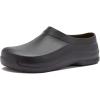 Avia Flame Men’s Clogs, Slip Resistant Shoes for Men Food Service, Non Slip Restaurant and Chef Shoes Men Slip Resistant for Kitchen Work or Nursing, Black, Oil and Water Resistant(Black)