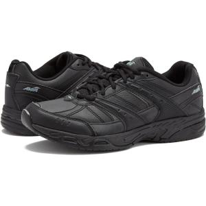 Avia Avi-Union II Non Slip Shoes for Women – Lace Up Comfort Women’s Work or Walking Sneakers, Medium or Wide, Black or White(Black/Castle Rock)