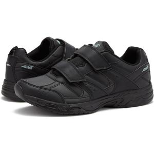 Avia Avi-Union II Strap Non Slip Shoes for Women – Comfort Women’s Restaurant, Work & Safety Footwear – Medium or Extra Wide(Black/Iron Grey)