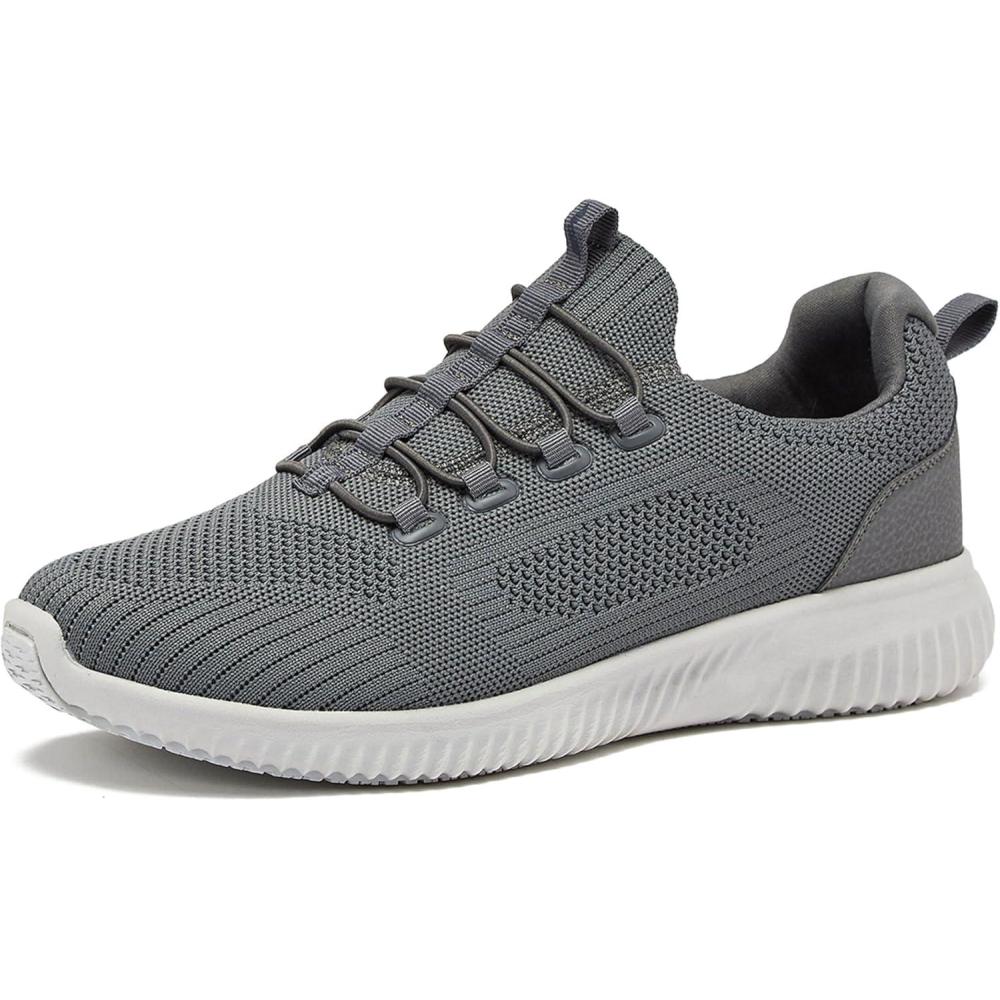 imageAvia Air Slip On Shoes for Men  Casual Comfortable Athletic Tennis Walking Sneakers for Men with Memory Foam  Sizes 7 to 16 Medium and Extra Wide Width  Black Grey Navy Blue amp White Mens ShoesDark Grey