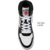 Avia 821 High Top Sneakers for Men, Indoor or Outdoor Mens Basketball Shoes, Size 7 to 16 Retro High Top Shoes Men or Women(Black/Red/White Trim)