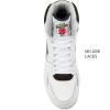 Avia 821 High Top Sneakers for Men, Indoor or Outdoor Mens Basketball Shoes, Size 7 to 16 Retro High Top Shoes Men or Women(White/Black Trim)