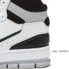 Avia 821 High Top Sneakers for Men, Indoor or Outdoor Mens Basketball Shoes, Size 7 to 16 Retro High Top Shoes Men or Women(White/Black Trim)