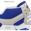 Avia 821 High Top Sneakers for Men, Indoor or Outdoor Mens Basketball Shoes, Size 7 to 16 Retro High Top Shoes Men or Women(White/Silver Grey/Navy Blue)