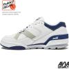 Avia 855 Basketball Sneakers for Men, Low Top Retro Womens or Mens Sneakers for Street or Court, Sizes 4.5 to 15, Blue and White, Green and Cream, or Grey and All White Shoes Men and Woman Sizes(White/Dark Blue)