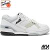 Avia 855 Basketball Sneakers for Men, Low Top Retro Womens or Mens Sneakers for Street or Court, Sizes 4.5 to 15, Blue and White, Green and Cream, or Grey and All White Shoes Men and Woman Sizes(White/Light Grey)