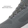 Avia Air Slip On Shoes for Men – Casual Comfortable Athletic Tennis Walking Sneakers for Men with Memory Foam – Sizes 7 to 16, Medium and Extra Wide Width – Black, Grey, Navy Blue & White Mens Shoes(Dark Grey)