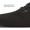 Avia Anchor SR Mesh Slip On Black Non Slip Shoes for Men, Water Resistant Mens Work Shoes & Restaurant or Food Service Sneakers – Med or Wide Comfortable Slip Resistant Work Shoes Men, Safety Footwear(Black)