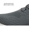 Avia Anchor SR Mesh Slip On Black Non Slip Shoes for Men, Water Resistant Mens Work Shoes & Restaurant or Food Service Sneakers – Med or Wide Comfortable Slip Resistant Work Shoes Men, Safety Footwear(Dark Grey)