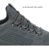 Avia Anchor SR Mesh Slip On Black Non Slip Shoes for Men, Water Resistant Mens Work Shoes & Restaurant or Food Service Sneakers – Med or Wide Comfortable Slip Resistant Work Shoes Men, Safety Footwear(Dark Grey)