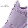 Avia Avi-Play Slip On Boys and Girls Sneakers – Lightweight Tennis, Athletic, No Tie Girls and Boys Shoes – Little and Big Kids Tennis Shoes Size 11-7 – Black, Navy Blue, Grey, White, Pink or Purple(Light Purple)