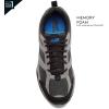 Avia Avi-Verge Mens Sneakers – Cross Trainer Mens Tennis Shoes, Pickleball or Walking Shoes for Men, Medium or Extra Wide Width Court Shoes Size 7 to 16(Grey/Black/Blue)