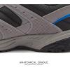 Avia Avi-Verge Mens Sneakers – Cross Trainer Mens Tennis Shoes, Pickleball or Walking Shoes for Men, Medium or Extra Wide Width Court Shoes Size 7 to 16(Grey/Black/Blue)