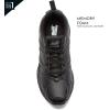 Avia Avi-Verge Mens Sneakers – Cross Trainer Mens Tennis Shoes, Pickleball or Walking Shoes for Men, Medium or Extra Wide Width Court Shoes Size 7 to 16(Jet Black/Castle Rock)