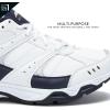 Avia Avi-Verge Mens Sneakers – Cross Trainer Mens Tennis Shoes, Pickleball or Walking Shoes for Men, Medium or Extra Wide Width Court Shoes Size 7 to 16(White/True Navy)