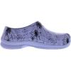 Avia Flame Slip Resistant Clogs for Women, Slip On Work Shoes for Food Service, Garden, or Nursing(Purple)