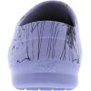 Avia Flame Slip Resistant Clogs for Women, Slip On Work Shoes for Food Service, Garden, or Nursing(Purple)