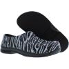 Avia Flame Slip Resistant Clogs for Women, Slip On Work Shoes for Food Service, Garden, or Nursing(White and Black)