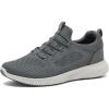 Avia Anchor SR Mesh Slip On Black Non Slip Shoes for Men, Water Resistant Mens Work Shoes & Restaurant or Food Service Sneakers – Med or Wide Comfortable Slip Resistant Work Shoes Men, Safety Footwear(Dark Grey)