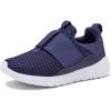 Avia Avi-Play Slip On Boys and Girls Sneakers – Lightweight Tennis, Athletic, No Tie Girls and Boys Shoes – Little and Big Kids Tennis Shoes Size 11-7 – Black, Navy Blue, Grey, White, Pink or Purple(Dark Blue)