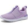 Avia Avi-Play Slip On Boys and Girls Sneakers – Lightweight Tennis, Athletic, No Tie Girls and Boys Shoes – Little and Big Kids Tennis Shoes Size 11-7 – Black, Navy Blue, Grey, White, Pink or Purple(Light Purple)