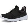 Avia Avi-Play Slip On Boys and Girls Sneakers – Lightweight Tennis, Athletic, No Tie Girls and Boys Shoes – Little and Big Kids Tennis Shoes Size 11-7 – Black, Navy Blue, Grey, White, Pink or Purple(Black/White)