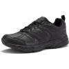 Avia Avi-Verge Mens Sneakers – Cross Trainer Mens Tennis Shoes, Pickleball or Walking Shoes for Men, Medium or Extra Wide Width Court Shoes Size 7 to 16(Jet Black/Castle Rock)