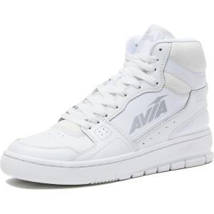 Avia 821 High Top Sneakers for Men, Indoor or Outdoor Mens Basketball Shoes, Size 7 to 16 Retro High Top Shoes Men or Women(White)