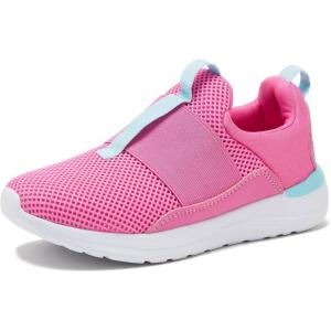 Avia Avi-Play Slip On Boys and Girls Sneakers – Lightweight Tennis, Athletic, No Tie Girls and Boys Shoes – Little and Big Kids Tennis Shoes Size 11-7 – Black, Navy Blue, Grey, White, Pink or Purple(Light Pink)