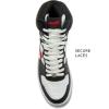 Avia 830 Men’s Basketball Shoes, Retro High Top Sneakers for Men Indoor or Outdoor, Street or Court Size 7 to 16(Black/Red/White)