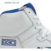 Avia 830 Men’s Basketball Shoes, Retro High Top Sneakers for Men Indoor or Outdoor, Street or Court Size 7 to 16(White/Navy Blue/Red)