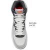 Avia 830 Men’s Basketball Shoes, Retro High Top Sneakers for Men Indoor or Outdoor, Street or Court Size 7 to 16(White/Silver Grey/Dark Grey)