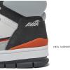 Avia 830 Men’s Basketball Shoes, Retro High Top Sneakers for Men Indoor or Outdoor, Street or Court Size 7 to 16(White/Silver Grey/Dark Grey)
