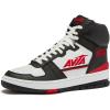 Avia 830 Men’s Basketball Shoes, Retro High Top Sneakers for Men Indoor or Outdoor, Street or Court Size 7 to 16(Black/Red/White)
