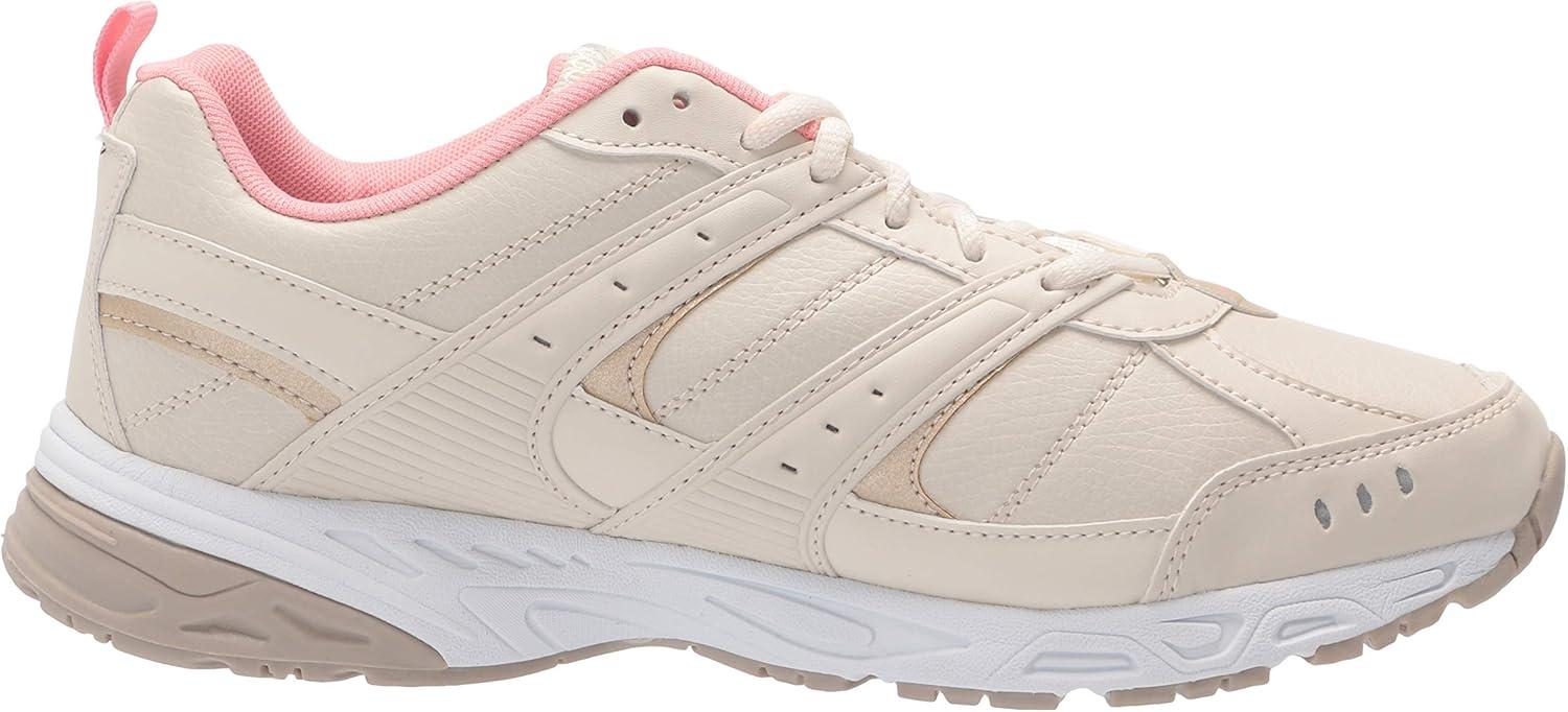 imageAvia Verge Womens Sneakers Tennis Court Cross Training or Pickleball Shoes for Women Classic Black or Walking White Sneakers with Arch Support Wide Width or MediumBirchFrosted AlmondStrawberry Cream