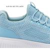 Avia Air Slip On Shoes for Women – Casual Comfortable Athletic Tennis Walking Sneakers for Women with Memory Foam – Sizes 6 to 12, Medium & Wide Width – Black, Grey with Pink, Aqua Blue & White(Aqua Blue/Navy Blue)