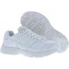 Avia Verge Womens Sneakers – Tennis, Court, Cross Training, or Pickleball Shoes for Women, Classic Black or Walking White Sneakers with Arch Support, Wide Width or Medium(Bright White/Chrome Grey)