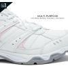 Avia Verge Womens Sneakers – Tennis, Court, Cross Training, or Pickleball Shoes for Women, Classic Black or Walking White Sneakers with Arch Support, Wide Width or Medium(Bright White/Avia Pink/Silver/Steel Grey)