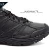 Avia Verge Womens Sneakers – Tennis, Court, Cross Training, or Pickleball Shoes for Women, Classic Black or Walking White Sneakers with Arch Support, Wide Width or Medium(Jet Black/Castle Rock)