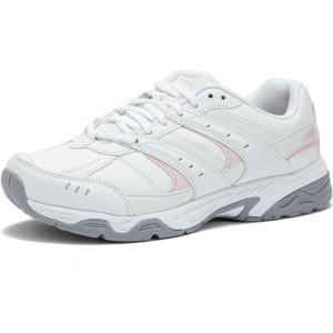 Avia Verge Womens Sneakers – Tennis, Court, Cross Training, or Pickleball Shoes for Women, Classic Black or Walking White Sneakers with Arch Support, Wide Width or Medium(Bright White/Avia Pink/Silver/Steel Grey)