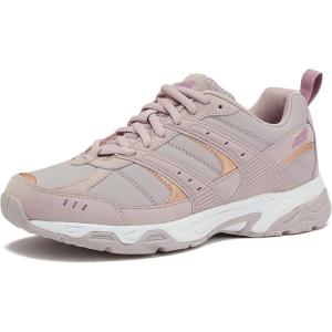 Avia Verge Womens Sneakers – Tennis, Court, Cross Training, or Pickleball Shoes for Women, Classic Black or Walking White Sneakers with Arch Support, Wide Width or Medium(Light Purple/Multicolor/Light Purple)