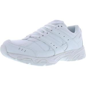 Avia Verge Womens Sneakers – Tennis, Court, Cross Training, or Pickleball Shoes for Women, Classic Black or Walking White Sneakers with Arch Support, Wide Width or Medium(Bright White/Chrome Grey)